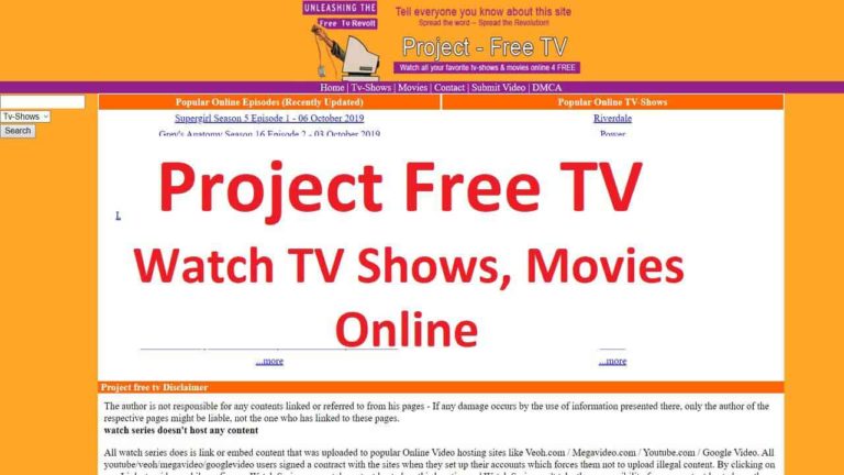 What is Project Free TV? Is it Legal? Its Alternative? All You Need to Know!