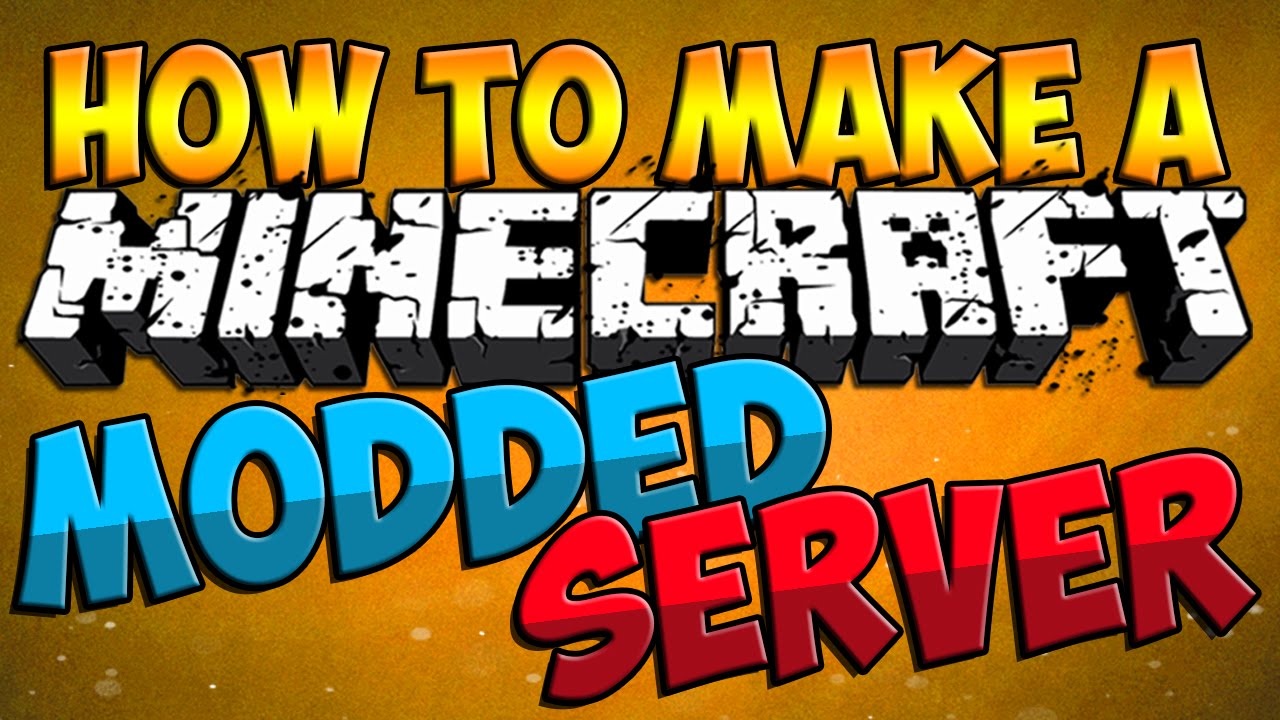 modding a minecraft server