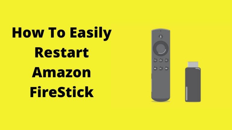 How To Easily Restart Amazon FireStick